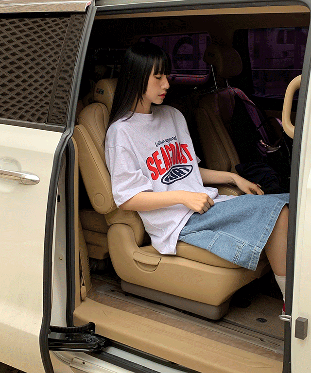 리펀트 박시핏 프린팅 반팔 티셔츠(여름신상) - 3 color